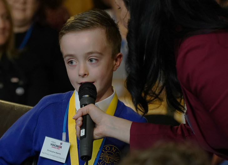 Christopher Kearns, a Primary Three pupil at Tong Primary School in Lewis, Christopher Kearns, a Primary Three pupil at Tong Primary School in Lewis,