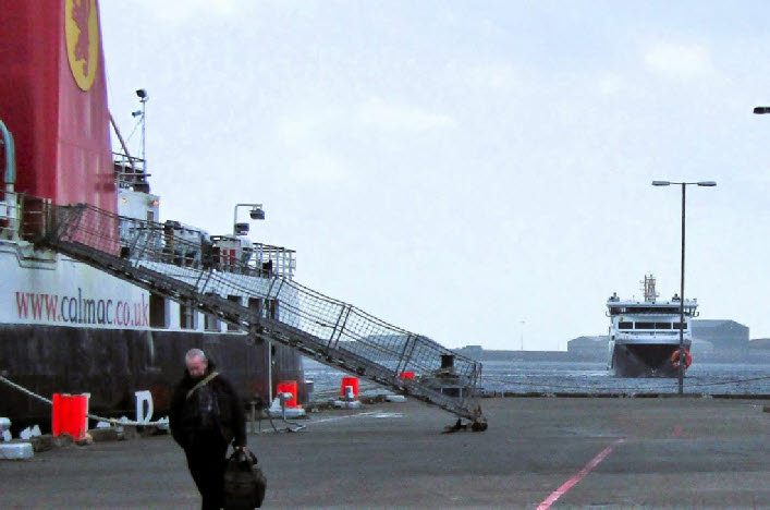 CalMac ferries in Stornoway