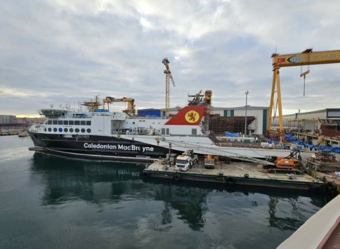 CalMac ferries being built in Turkey